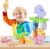 Montessori Toys for Age 3+: 10 Pcs Wooden Animal Blocks Sorting & Stacking Toys for Toddlers – Girls & Boys Gifts – Kids Preschool Educational Balancing Activities Toy