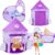 3 in 1 Kids Play Tent with Tunnel and Ball Pit for Toddlers Mermaid Play Tunnel and Baby Ball Pit Pop Up Playhouse Tunnel Toy with Carry Bag for Boys and Girls Indoor Outdoor