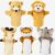 Hand Puppets Animal Hand Party Toy for Kids, Soft Plush Puppet, 5 Pack