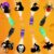 48 Pcs Halloween Party Favors for Kids, Halloween Finger Lights Glow In The Dark Spooky Halloween Light Up Toys Trick or Treat Halloween Goodie Bags Fillers Bulk for Halloween Party Supplies