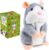 Talking Hamster Plush Toy Repeat What You Say, Talking Stuffed Animal Talk Back Hamster Toy for Kids, Talking Repeating Record Interactive Hamster Toy for Birthday Funny Gift Kids Early Learning