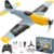 RC Plane, 3 Channel Remote Control Airplane, 6-axis Gyro Stabilizer BF-109 RTF RC Airplane with 2 Batteries, Easy to Fly for Beginners Adults and Kids