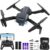 Mini Drone with Camera – 1080P HD FPV Foldable Drone with Carrying Case, 2 Batteries, 90° Adjustable Lens, One Key Take Off/Land, Altitude Hold, 360° Flip, Toys Gifts for Adults, beginner