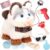 Walking Cat Toys for Kids with Leash, Plush Toy Cat That Walks and Meows, Interactive Cat Toy for Kids Aged 3-7, Best Birthday, Children’s Day for Girls and Boys