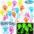 40Pcs Glow in The Dark Sticky Hands Kid Halloween Treat Party Favor Supplies Goodie Bag Stuffer Stocking Pinata Return Gift Bag Exchange Stretchy Goody Bag Filler Class Prize Carnival Bulk Toys