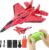 RC Plane, Remote Control Wireless Airplane Toy – 2 CH RC Airplane 2.4GHZ RC Glider with Lights, Remote Control Airplanes Foam RC Fighter Airlane Jet for Adults Kids