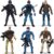 AMOR PRESENT 6PCS Army Men Soldiers, Special Force Action Figure with Weapon Military Soldier Playset Army Toy Set for Kids Boys Birthday Gift