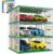 Creative Three-Story Building Block Garage with Display Features, Compatible with Small Lego Cars (130 Pieces), Ideal for 8-Studs Wide Building Blocks Cars (Cars Not Included)