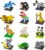 FUN LITTLE TOYS Party Favor for Kids, Mini Animals Building Blocks Sets Goodie Bags Stuffers for Kid, Small Toy Prizes, 12Pack Christmas Stocking Stuffers Birthday Party Favor Gifts Toys