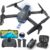 Drone with 1080P Camera for Beginners and Kids, Foldable Remote Control Quadcopter with Voice Control, Gestures Selfie, Altitude Hold, One Key Start, 3D Flips, 2 Batteries, Toy for Boys Girls