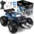 Remote Control Car, All-Terrain Remote Control Truck for Boys, Rechargeable Rc Truck with LED, 1:20, 10KM/H, 2 Motors, 2.4GHZ, Speed Friendly, Sturdy, Rc Cars for Christmas, Kids, Beginner