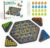 Chain Triangle Chess Game, Strategy Board Games for Kids 4-6-8-12, Chess Board Games for Adults, Family Games for Kids Adults, Triangle Rubber Band Game, 2 to 4 Players, Kids Christmas Birthday Gifts