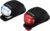 Schwinn LED Quick Wrap Bike Lights Set, Battery Powered Front Headlight and Rear/Back Tail Lights, Tool-Free Stretch-and-Hook Strap, Bicycle Part and Accessories