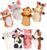 Melissa & Doug Animal Hand Puppets (Set of 2, 4 animals in each) – Zoo Friends and Farm Friends