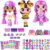 DECORA GIRLZ 5″ Dolls -3 Pack B – Blossom, Buzzy, and Sweetie | Fashion Dolls for Ages 4 and Up | Surprise Birthday Gift for Children | Set of Doll Clothes, Stickers, Dolls & Accessories