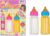 Ja-Ru Magic Baby Doll Bottles Milk Bottle and Juice Bottle, Great Baby Doll Accessories. Set with 2 Bottles. 701-1