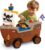 2-in-1 Pirate Ship Toy – Kids Ride-On Boat with Wheels, Under Seat Storage and Playset with Figures – Interactive Ride on Toys for 1 year olds and above, Multicolor