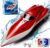 Remote Control Boat, 2.4Ghz Toy RC Boat with 360 Rotating for Lakes Swimming Pool Bath Toys, Mini Remote Control Stunt Boats Summer Outdoor Toys for Kids Boys Girls 8-12 Years Birthday Gift