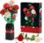 EDUCIRO Flowers Bouquet Building Set (818 PCS) – Christmas, Mother’s Day, or Valentine’s Gifts Ideal for Kids, Women,Girls and Boys, Roses Toy Building Set with Vase