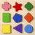 GYBBER&MUMU Preschool Colorful Wooden Shape Puzzle