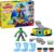 Play-Doh Marvel Hulk Smash & Squish Kids Playset with Bendy Action Figure and Accessories, Imagination Toys for Boys and Girls 4 and Up