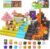 Magnetic Blocks – Build Mine Magnet World Magic Portal Set, Magnetic Tiles 1″ Building Blocks Toddler Toys STEM Sensory Outdoor Toys for 3+ Year Old Boys & Girls, Creative Kids Games Kids Toys 84PCS