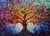 PICKFORU Stained Glass Puzzle Tree of Life Puzzles for Adults 1000 Pieces, Impossible Hard Difficult Challenging Puzzles for Adults, Colorful Mosaic Tree of Life Jigsaw Puzzle 1000 Pieces