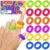 Fidget Toys Kids Sensory Rings: Fidget Ring Sensory Toys for Kids with Autism – Quiet Anxiety Fidgets for Classroom 18 Pack