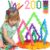 NEOACT 200PCS Building Blocks Kids Educational Building Toys Interlocking Plastic Connect Block Manipulatives for Preschool Kids Aged 3+, Creativity Kids Toys Classroom Kindergarten Toys