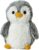 Aurora® Playful Pompom Penguin™ Mini Stuffed Animal – Vibrant Companions – Endless Fun – Gray 6 Inches