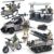 US Army Men Action Figures with Military Vehicles Toys Playset, Toy Soldiers with Military Trucks, Helicopter, War Tent for Kids Boys Girls, Best Age 6 7 8 9 10