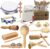 Musical Instruments , Natural Eco-Friendly Wooden Percussion Set Gift with Storage Box and Drawstring Backpack Bag-Improving Creativity and Coordination for Toddlers, Kids.