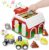 iPlay, iLearn Shape Sorter Baby Toys for 1 Year Old Boys, 12 18 24 Months Infant Learning Toy Set, Farm Animal Sorting Barn W/Tractor Truck, Educational 1st Birthday Gifts for Toddlers Age 2 3 Years