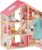 Tiny Land Wooden Dollhouse for Girls – 6 Rooms Wooden Doll House, DIY Pretend Dream House with 30Pcs Furniture Accessories, Gift for Girl Ages 3+