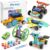 Poraxy 5 in 1 STEM Model Car Kits, STEM Projects for Kids, Boys Toys Age 8-10, 3D Wooden Puzzles, Crafts Educational Science Building Kit, Birthday Gifts for 8 9 10 11 12 Year Old Boys and Girls