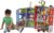 KidKraft Everyday Heroes Wooden Playset, 3-Story with 26-Piece Accessories, Foldable for Storage