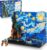 HOGOKIDS The Starry Night Building Kit – Vincent Van Gogh Micro Building Blocks Sets Mini Construction Model DIY Art Projects Home Decor Display Ideas Painting Set Christmas Gift for Adults – 1851PCS