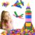 FUBAODA Kids 600pcs Set Building Blocks Construction Toy – Learning Playset STEM Educational Kit Child Branin Development Preschool Kindergarten Toy