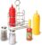 Melissa & Doug Condiments Set (6 pcs) – Play Food, Stainless Steel Caddy