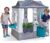 Step2 Neat & Tidy Cottage Kids Playhouse, Indoor/Outdoor Playset, Interactive Play with Sounds, Made of Durable Plastic, for Toddlers 1.5+ Years Old, Grey