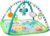 Bright Starts Wild Wiggles Baby Activity Gym & Play Mat with FoldingToy bar, Newborn and up – Green, 18.5” x 29.1” x 29.1”