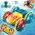 Remote Control Car Boat with 360°Rotation, 2.4GHz Amphibious RC Car Boat with Light and Music, Gesture Sensing RC Waterproof Stunt 4WD Water All Terrain Beach Pool Toys, Boys Girls Gift 8+ years old