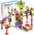 PicassoTiles 70 PCs Marble Run Maze Race Track Magnetic Tiles Magnet Building Block Educational Construction Toy Playset STEM Learning Kit Child Brain Development Hand Eye Coordination Training PTG70