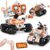 STEM Robotics Kits for Kids Ages 8-12 8-14 Year Old, 3 in 1 Remote/APP/Voice Control & Programming Robot Building Set, Toy Coding Science Projects, Birthday Gift Ideas for 8 9 10 11 12+ Boys