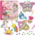 BANBBUR 16 Pcs Gem Art for Kids Age 4-8 8-12,Kids Crafts 5D Gem Diamond Art Kit with 5 Suncatchers/5 Keychains/6 Magical Stickers,Painting Art Crafts for Christmas