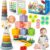 6-in-1 Baby Toys 6 to 12 Months, Montessori Toys for Babies 6-12-18 Months, Infant Teething Toys Stacking Blocks Rings Sensory Bin, Sorting Sensory Educational Learning Toys for Toddlers 1-3