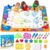 Water Doodle Mat – Kids Painting Writing Color Doodle Drawing Mat Toy Bring Magic Pens Educational Toys for Age 2 3 4 5 6 7 Year Old Girls Boys Age Toddler Gift