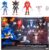 Sonic 3 Movie Action Figures 2.5-Inch Movie Collector Toy Figure Multi-Pack Includes Sonic Knuckles Shadow Buzz Bomber & Drone- Officially Licensed Toys