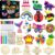 Wooden Magnets Painting Kit – Glow in The Dark – Arts & Crafts Supplies Painting Kit for Kids 6-8 8-12 – Family Crafts and Birthday Christmas Activities, Party Favors for Boys Girls Ages 4 5 6 7 8 9