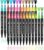 Dual Brush Marker Pens,24 Colored Markers,Fine Point and Brush Tip for Kids Adult Coloring Books Bullet Journals Planners,Note Taking Coloring Writing